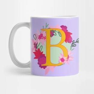 Monogram B, Personalized Initial Mug